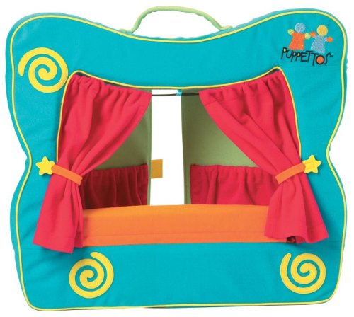 Childrens Toyshop  Toys : Manhattan Toy - Puppettos Theatre Stage, 25cm x 38cm