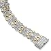 18 Kt Two Toned Gold Diamond Bracelet