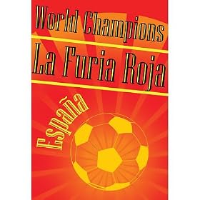Spain (2010 World Cup Champions) Sports Poster Print - 13x19