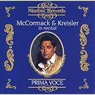 John McCormack & Fritz Kreisler in Recital