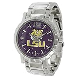 Geneva Platinum Men's LSU Tigers Link Watch