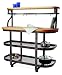 Enclume BSB1 Baker's Sideboard Kitchen Furniture, Hammered Steel and Wood