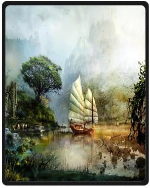 Daniellestore Custom Guild Wars 2 Scenery Art Super Soft Fleece Throw Blanket Cozy Throw Light Weight Blanket Sofa/ Couch/ Travel Throw Blanket 40x50 Inch