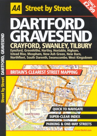 AA Street by Street Dartford, Gravesend