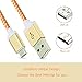 Micro USB Cable Nylon Braided 6.6ft/2m Micro USB Cable [3-Pack] By iSeeker Tangle-Free Gold-Aluminum Connectors For Samsung, HTC, Motorola, Nokia and Most Android Phone