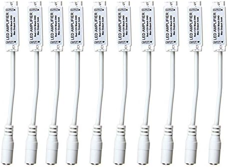 10pcs Mini RGB Amplifier For 3528/5050 LED RGB Strip(With DC)