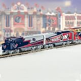 Collectible NFL Football Houston Texans Express Electric Train Collection