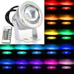 Projecteur spot rgb 10W LED etanche e...