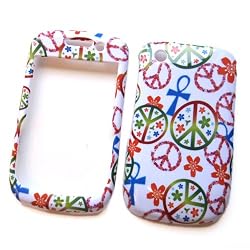 BlackBerry Curve 3G 9300 (T-Mobile) & Gemini Curve 8520 & 8530 Snap-on Protector Hard Case Image Cover "Peace Parade" Design