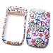 BlackBerry Curve 3G 9300 (T-Mobile) & Gemini Curve 8520 & 8530 Snap-on Protector Hard Case Image Cover "Peace Parade" Design
