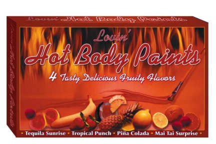 Lovin Hot Body Paints Tropical Flavors