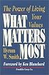 What Matters Most
