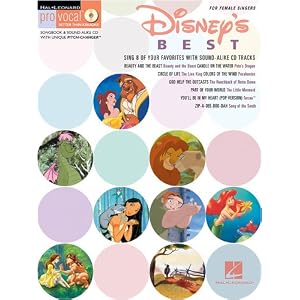 Disney's Best for Female Singers - Pro Vocal Series - Book and CD Package