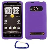 Gizmo Dorks Silicone Cover Case (Purple) for the Sprint HTC EVO 4G