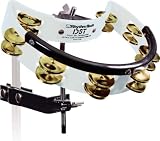 Best Price Rhythm Tech DST 21 Drum Set Tambourine-White-Brass Jingles