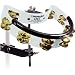 Rhythm Tech DST 21 Drum Set Tambourine-White-Brass Jingles