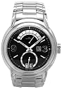 ESQ by Movado Men's Quest Stainless Steel Black Dial Watch #07301235