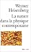 La nature dans la physique contemporaine