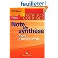 Note de synth�se : S�rie 1- 8 dossiers corrig�s