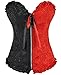 Joansam Women's Embroidered Montage Overbust Corsets