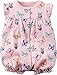Carter's Baby Girls' Snap-Up Cotton Romper (9M, Pink Butterflies)