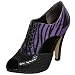 Nine West Women's Omygosh Pump,Black/Purple,7.5 M US