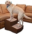 Pet Gear Easy Step II Extra Wide Pet Stairs, 2-step/for cats and dogs up to 200-pounds, Chocolate