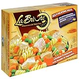 La Briute Self Heating Meal, Chicken Primavera with Noodles, 14-Ounce Meal (Pack of 6)