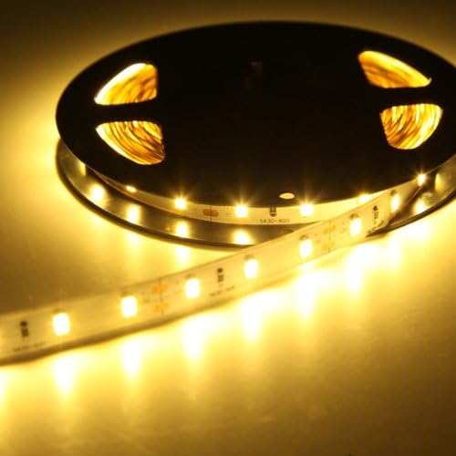5M Warm White 300LED SMD5630 LED Strip Lights Non-Waterproof 12V.