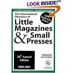 The International Directory of Little Magazines and Small Presses 2000-2001, 36th Edition