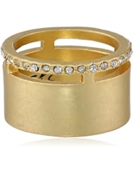 Kenneth Cole New York "Springtime Rose" Pave Cut-Out Ring, Size 7.5
