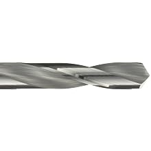 Precision Twist D33M Solid Carbide Short Length Drill Bit, Uncoated (Bright) Finish, Round Shank, Spiral Flute, 118 Degree Point Angle