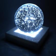 Fortune Products LB-5W Square Light Base with White LED's, 5" Length x 5" Width x 1-1/4" Height
