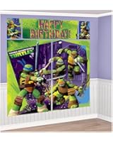 5-Piece Set Teenage Mutant Ninja Turtles Scene Setter, Multicolored