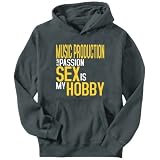 Hoodie Mens Dark Silver 
