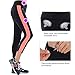Womens Yoga Capris Workout Running Leggings with Inner Pocket