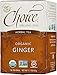 Choice Organic Teas Herbal Tea, 6 Boxes of 16 (96 Tea Bags), Ginger, Caffeine Free