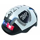 Ventura Police Children's Cycle Helmet (White/ Black, Youth 50-57cm)