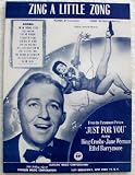 Zing A Little Zong (From the motion picture, Just For You)