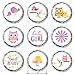 Pink Owl Baby Shower Favor Stickers - 180 Labels