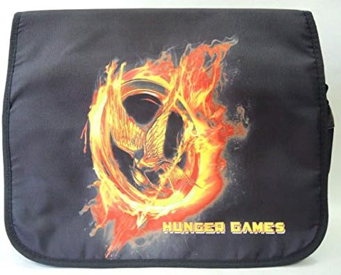 Hunger Games shoulder bag with burning Mockingjay