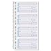 Adams Phone Message Book, 5.25 x 11 Inch, Spiral Bound, 2-Part, Carbonless, 600 Sets, White and Canary (SC1164D)