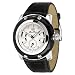 Glam Rock Unisex GR11014 Miami Collection Stainless Steel and Black Leather Watch