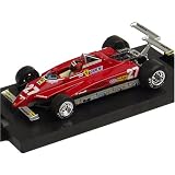 brumm 1/43スケール フェラーリ 126C2 1982 アメリカ西GP G.ヴィルヌーヴ ドライバー・フィギュア付