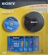 Sony mini DVD-R (1.4GB / 30 mins) Value Pack (4 Color mini DVDs with Jewel Case + 10 Pack mini DVD Spindle) with Bonus mini DVD Carrying Case