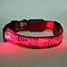 ITERY LED Flashing Lights Dog Collar Pets LED Flash Collar Christmas Tree (Red)