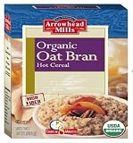 Arrowhead Mills Organic Hot Cereal, Oat Bran, 16-Ounce Boxes (Pack of 12)