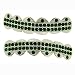 Grillz top & bottom set hip hop bling for teeth mouth