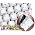 FRENCH AZERTY NON-TRANSPARENT KEYBOARD STICKER FOR LAPTOP,... by  4Keyboard