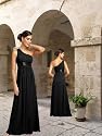 Luxus Party Ball Abendkleid, Cocktail, Kleid, Farbe schwarz